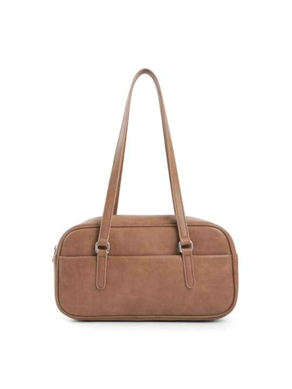 Mini Crossbody Bag Faux Leather Gold Hardware